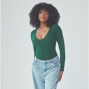 Klassy Network Deep V Long Sleeve Bramisuit